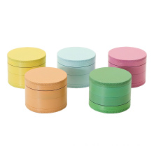 Wholesale High Quality 4 Layer Metal Tobacco Grinder Aluminium Alloy Colorful Herb Grinder Weed For Smoking Accessory